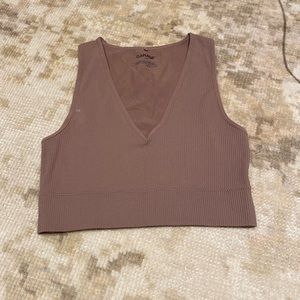 Bralette Crop Top Brown